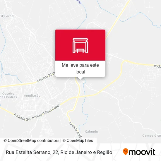 Rua Estelita Serrano, 22 mapa