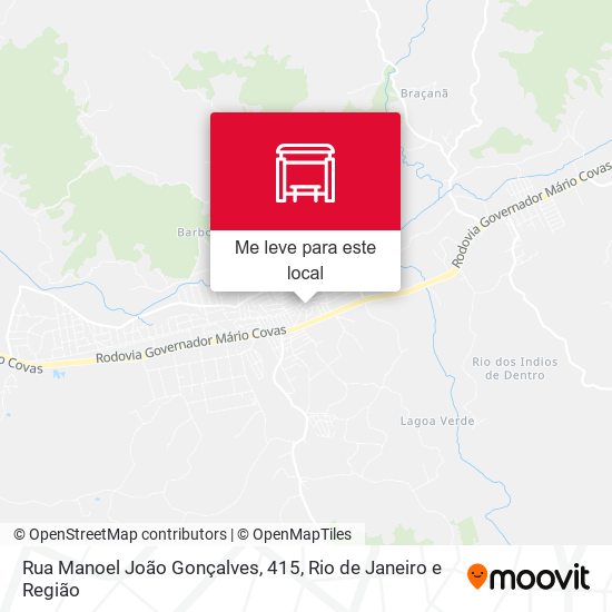 Rua Manoel João Gonçalves, 415 mapa