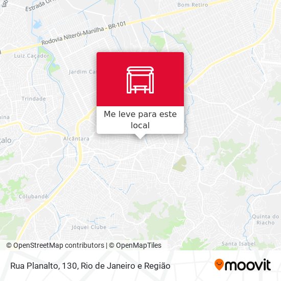 Rua Planalto, 130 mapa