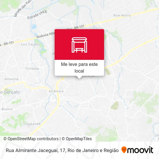 Rua Almirante Jaceguaí, 17 mapa