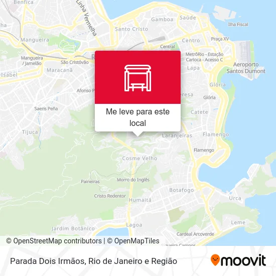 Parada Dois Irmãos mapa