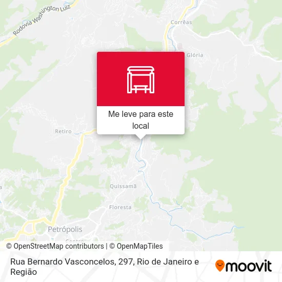 Rua Bernardo Vasconcelos, 297 mapa