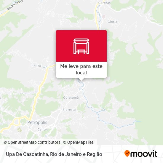 Upa De Cascatinha mapa