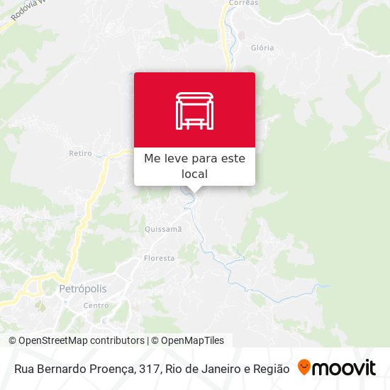Rua Bernardo Proença, 317 mapa