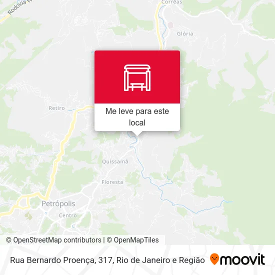 Rua Bernardo Proença, 317 mapa