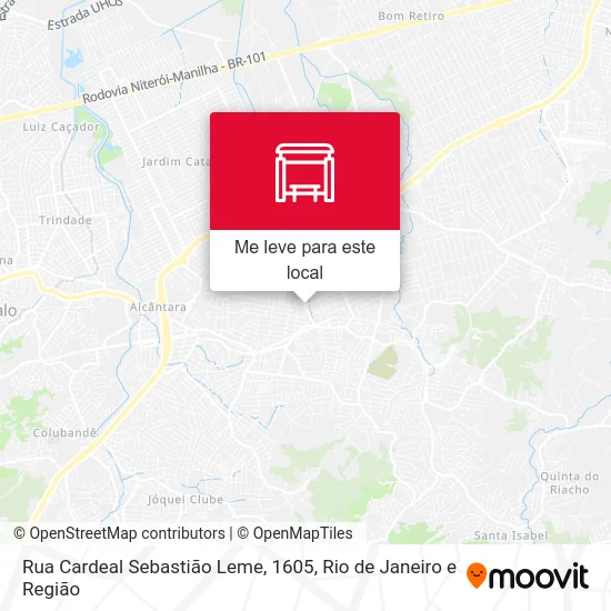 Rua Cardeal Sebastião Leme, 1605 mapa