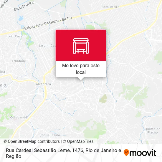 Rua Cardeal Sebastião Leme, 1476 mapa