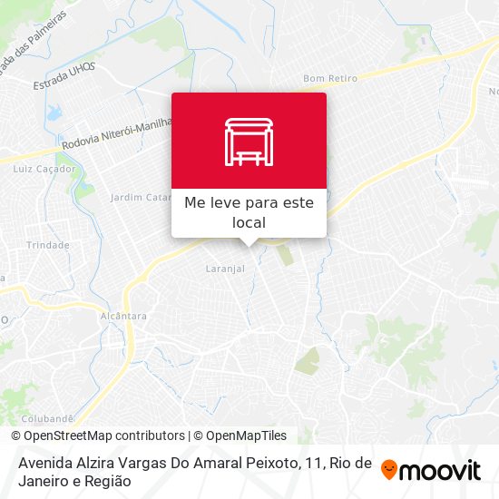 Avenida Alzira Vargas Do Amaral Peixoto, 11 mapa