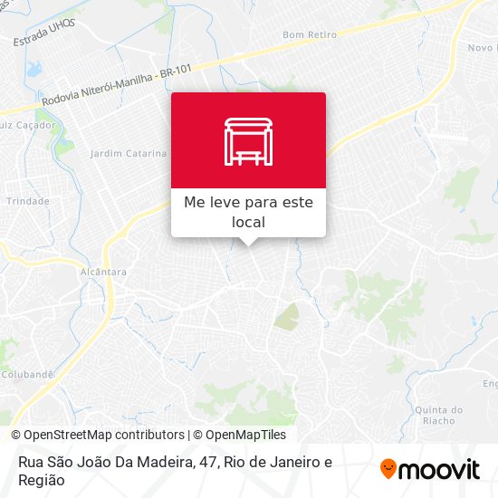 Rua São João Da Madeira, 47 mapa