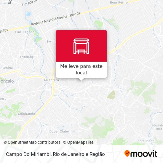 Campo Do Miriambi mapa