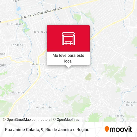 Rua Jaime Calado, 9 mapa