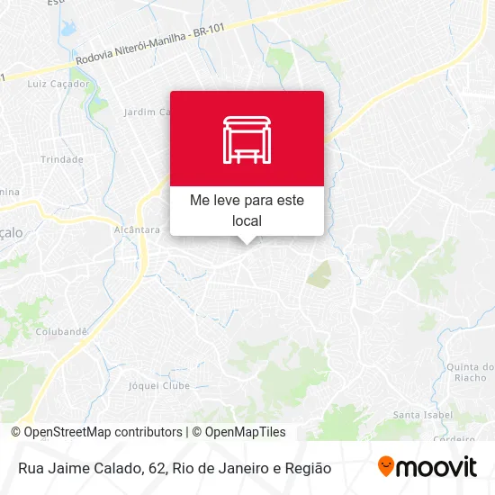 Rua Jaime Calado, 62 mapa