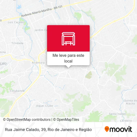 Rua Jaime Calado, 39 mapa