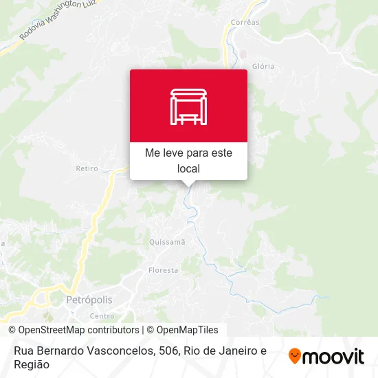 Rua Bernardo Vasconcelos, 506 mapa