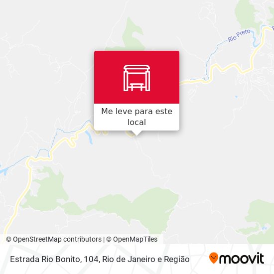 Estrada Rio Bonito, 104 mapa