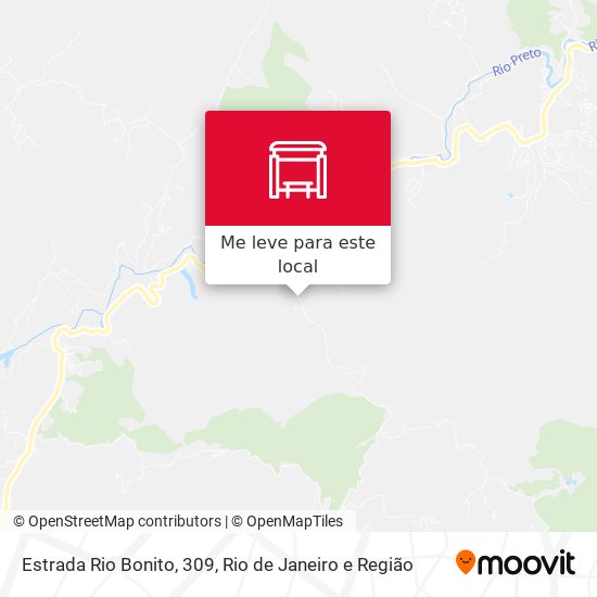 Estrada Rio Bonito, 309 mapa
