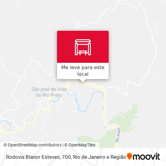 Rodovia Bianor Esteves, 700 mapa