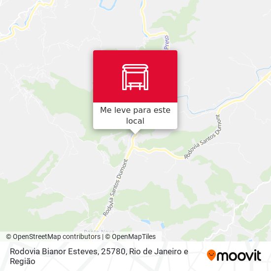 Rodovia Bianor Esteves, 25780 mapa