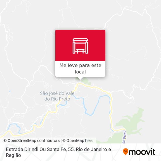 Estrada Dirindi Ou Santa Fé, 55 mapa