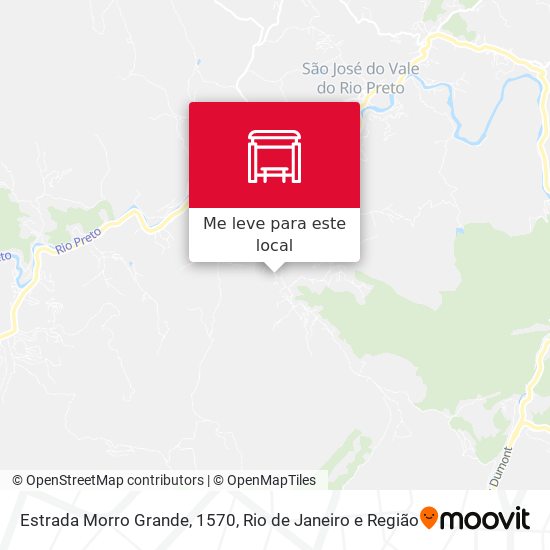 Estrada Morro Grande, 1570 mapa