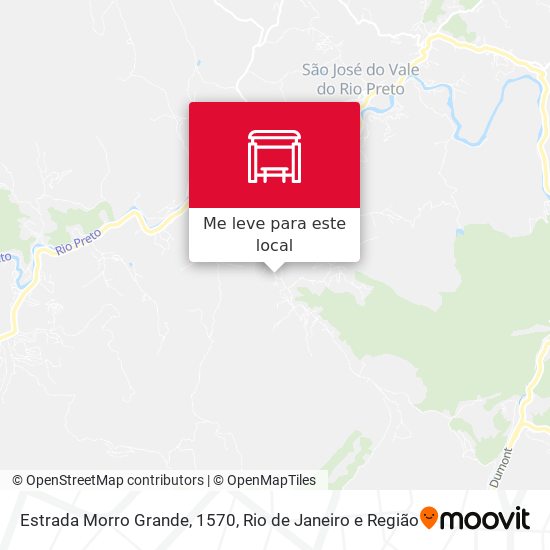 Estrada Morro Grande, 1570 mapa