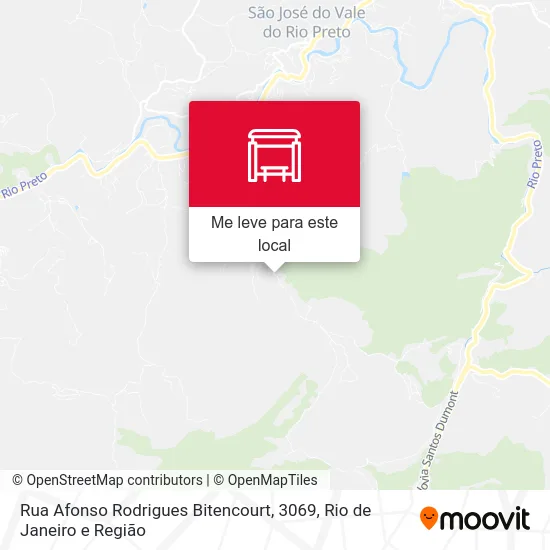 Rua Afonso Rodrigues Bitencourt, 3069 mapa