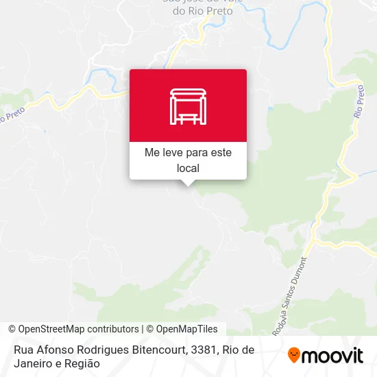 Rua Afonso Rodrigues Bitencourt, 3381 mapa