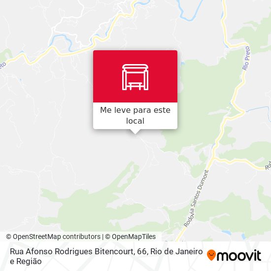 Rua Afonso Rodrigues Bitencourt, 66 mapa
