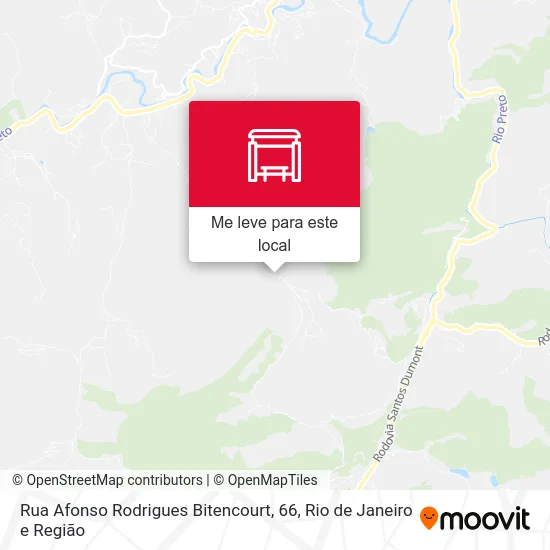 Rua Afonso Rodrigues Bitencourt, 66 mapa