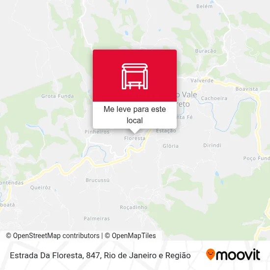 Estrada Da Floresta, 847 mapa