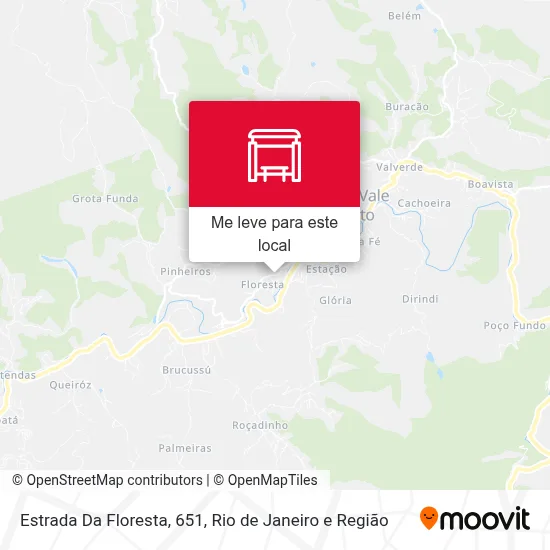 Estrada Da Floresta, 651 mapa