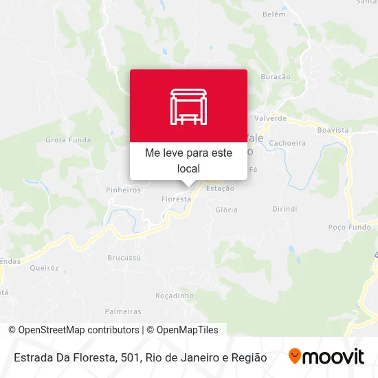 Estrada Da Floresta, 501 mapa