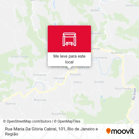 Rua Maria Da Glória Cabral, 101 mapa