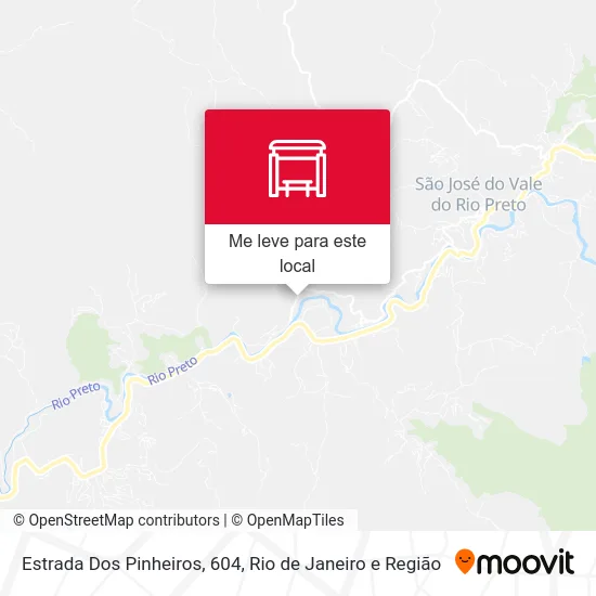 Estrada Dos Pinheiros, 604 mapa