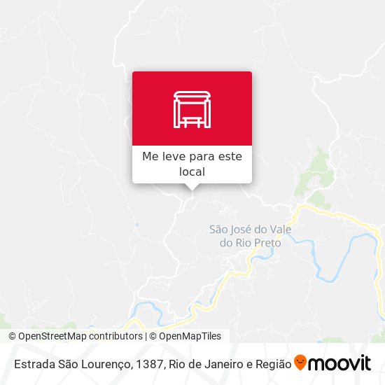 Estrada São Lourenço, 1387 mapa