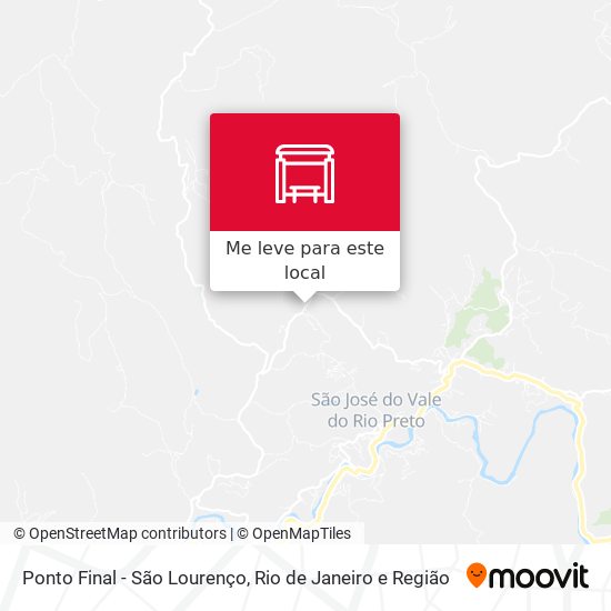 Ponto Final - São Lourenço mapa