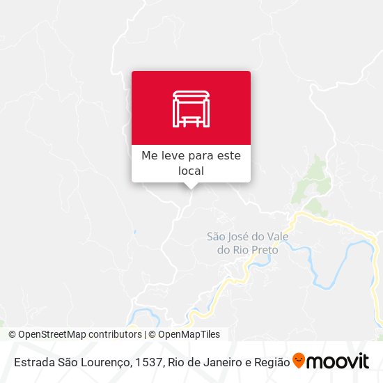 Estrada São Lourenço, 1537 mapa