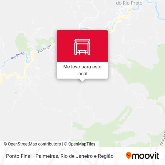Ponto Final - Palmeiras mapa