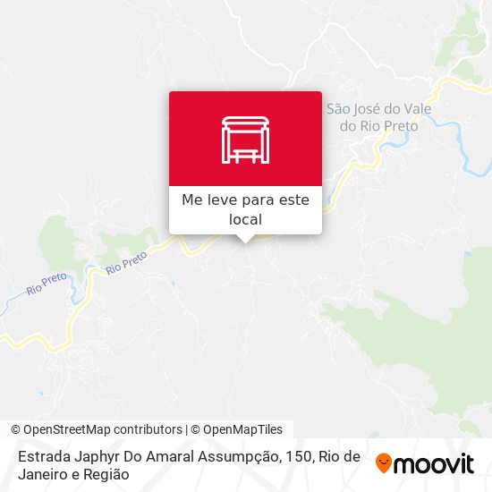 Estrada Japhyr Do Amaral Assumpção, 150 mapa
