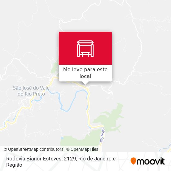 Rodovia Bianor Esteves, 2129 mapa