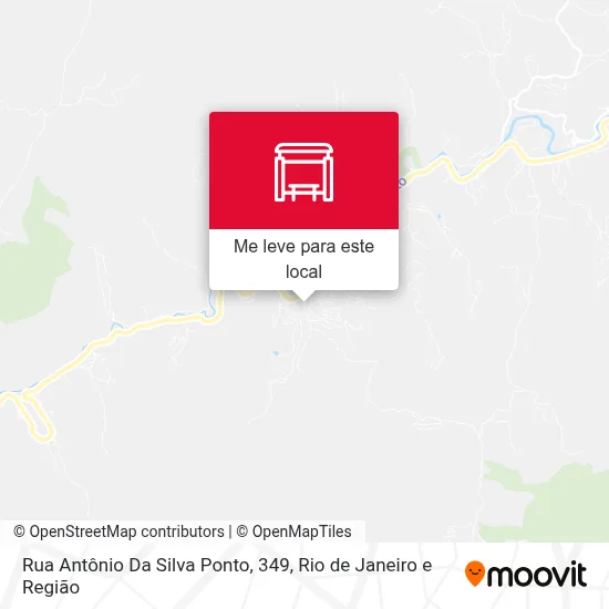Rua Antônio Da Silva Ponto, 349 mapa