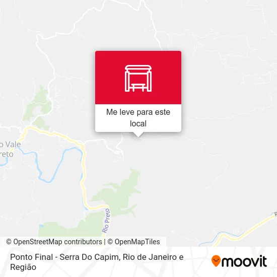 Ponto Final - Serra Do Capim mapa