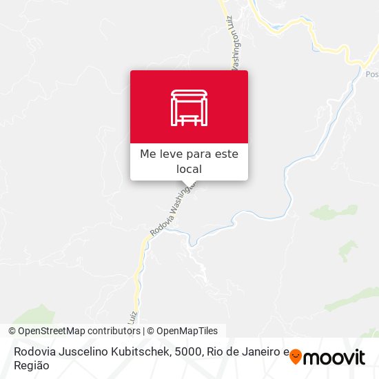 Rodovia Juscelino Kubitschek, 5000 mapa