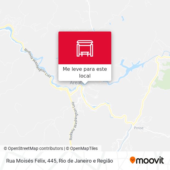 Rua Moisés Félix, 445 mapa