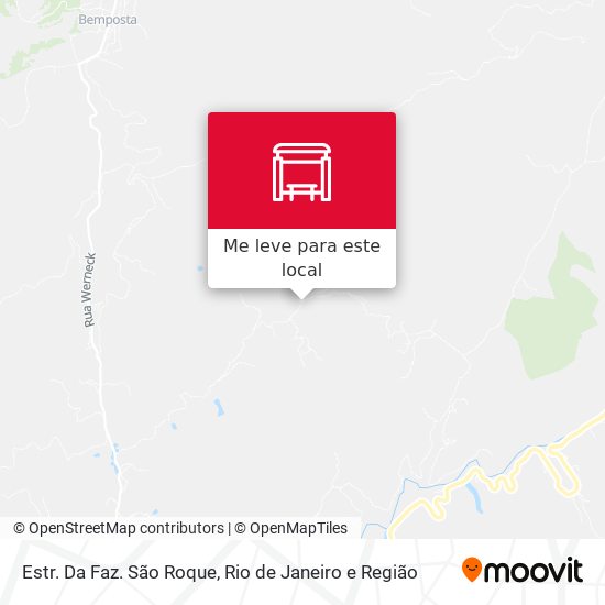 Estr. Da Faz. São Roque mapa