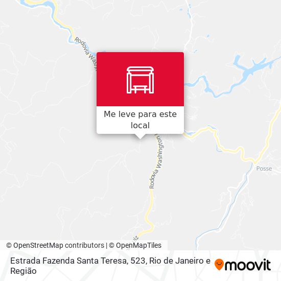 Estrada Fazenda Santa Teresa, 523 mapa