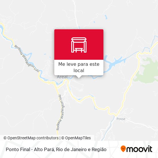 Ponto Final - Alto Pará mapa