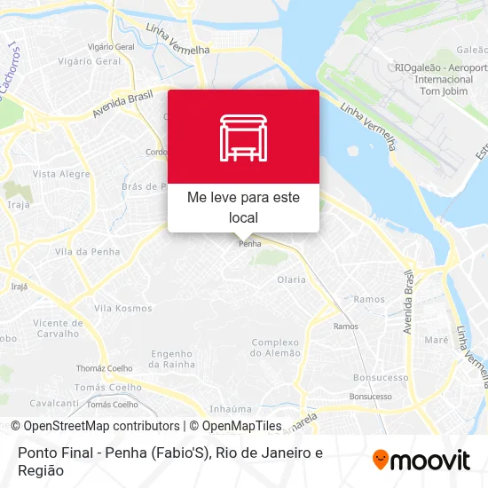 Ponto Final - Penha (Fabio'S) mapa
