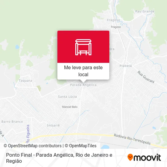Ponto Final - Parada Angélica mapa