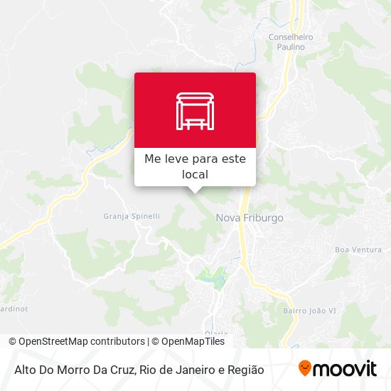 Alto Do Morro Da Cruz mapa